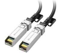 Cable Matters 10Gbps DAC Twinax SFP+ Cable, 2m | 10GBASE-CU Passive Direct Attach Copper Twinax SFP+ Cable, Works with Cisco, Ubiquiti, Huawei, Netgear, & Supermicro Devices