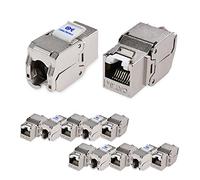 Cable Matters(12-Pack Cat 6A RJ45 Shielded Keystone Jack
