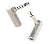 Cable Matters 2-Pack 1/4 Jack Right Angle TS Adapter