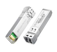 Cable Matters 2-Pack 10GBASE-SR SFP+ LC Fiber Transceiver Module | 10G, Multimode MMF, Up to 300m, for Cisco, Ubiquiti, TP-Link, D-Link, MikroTik, Netgear, Supermicro