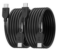 Cable Matters 2-Pack 240W USB C Charging Cable, 0.9m, Black