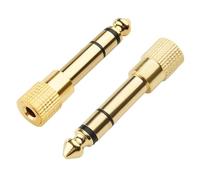 Cable Matters 2-Pack 3.5mm to 6.35mm Headphone Adapter