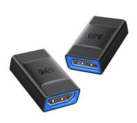 Cable Matters 2-Pack 48Gbps HDMI 2.1 Coupler & Extender for 8K@60Hz / 4K@240Hz HDR, Female to Female Adapter, Black