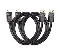 Cable Matters 2-Pack 4K DisplayPort to DisplayPort Cable, 1.8m, Black