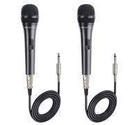 Cable Matters 2-Pack Cardioid Dynamic Vocal Microphones with 4.5m Cable