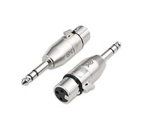 Cable Matters 2-Pack Female XLR to 1/4 Jack Adapter