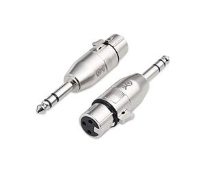 Cable Matters 2-Pack Female XLR to 1/4 Jack Adapter