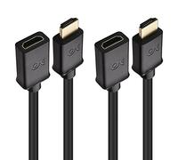 Cable Matters 2-Pack High Speed HDMI Extension Cable (Male to Female HDMI Extender Cable) with Ethernet 1.5 Feet