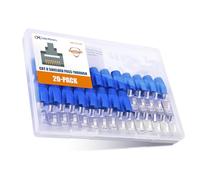 Cable Matters 20-Pack 23-24AWG Shielded Cat8 RJ45 Pass Through Connector with Load Bar & Strain Relief Boots, NOT Compatible with 22AWG Cable (Cat8 Pass Through RJ45 Plugs/Cat 8 Pass Thru Connectors)