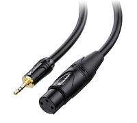 Cable Matters 3.5mm to XLR Cable - 6ft, Male to Female 1/8 to XLR Cable, XLRFemale to 3.5mm Cord for DSLR, DV Camcorder, Digital Voice Recorder or More, Black
