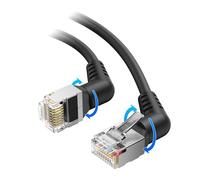 Cable Matters 40Gbps 360-Degree Rotatable Cat 8 Ethernet Cable - 5ft, Right Angled Cat 8 Cable with Ultra Flex PVC Jacket for Tight Spaces, High Speed Ethernet Cord for Gaming, Black