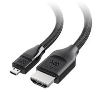 Cable Matters 48Gbps 8K Micro HDMI to HDMI 2.1 Cable - 2m, Supports 8K@60Hz / 4K@240Hz with HDR, MicroHDMI Cable works with Digital Camera, GoPro, Raspberry Pi 5 / Pi 4, Tablet and Laptop