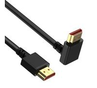 Cable Matters 48Gbps Ultra HD 8K Right Angle HDMI Cable 2m, 270 Degree HDMI Cable for Wall Mounted TV, 8K 60Hz 4K 120Hz, HDR Dolby Vision, eARC, PS5 Xbox Series X Gaming