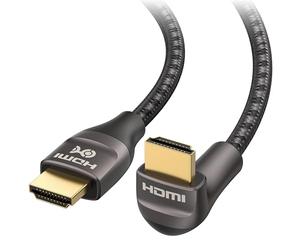Cable Matters 48Gbps Ultra HD 8K Right Angle HDMI Cable 2m (90 Degree HDMI Cable)