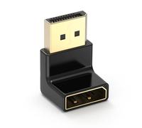 Cable Matters 4K@240Hz Right Angle DisplayPort 1.4 Adapter, 8K DisplayPort 270 Degree Adapter, Black