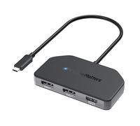 Cable Matters 4K@60Hz Triple Display USB C MST Hub (2X DisplayPort 1.4, 1x HDMI 2.0), with 100W Charging for Windows - Not Compatible with macOS