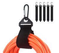 Cable Matters 5-Pack Heavy Duty Extension Cord Organizer Straps with Metal Buckle, 36 kg Load Capacity, Extension Cord Holder with 40 x 3.8 cm Hook-and-Loop Straps