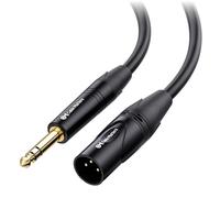Cable Matters 6.35mm TRS to XLR Male Cable 1.8m, Black