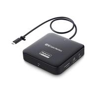 Cable Matters 7-in-1 Dual 4K 60Hz USB C DisplayLink Dock (DisplayLink Docking Station) with 2x DisplayPort, Gigabit Ethernet, 10Gbps USB, SD Reader,100W PD for MacBook All M1,M2,M3,M4 Models & Windows