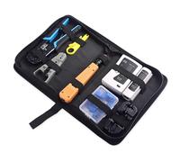 Cable Matters 7-in-1 Network Tool Kit with RJ45 Crimping Tool | Punch Down Device and Stand, Cable Tester, RJ45 Connectors and Boots, Wire Strippers, Carrying Case Included