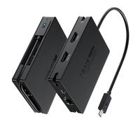 Cable Matters 8-in-1 Portable 40Gbps Dual HDMI USB4 Hub, USB C Dock for 2x 4K@60Hz / 1x 8K@30Hz/4K@120Hz, 100W PD, Gigabit Ethernet, Limited macOS Display, Thunderbolt 4/5 Compatible