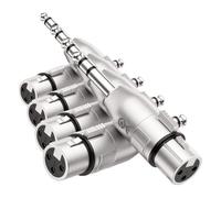 Cable Matters 8-Pack Female XLR to 1/4 Jack Adapter