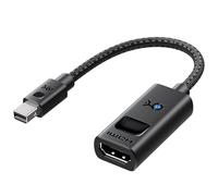 Cable Matters 8K Mini DisplayPort 1.4 to HDMI Adapter with 4K 120Hz or 8K, Mini Display Port 1.4 to HDMI 8K Cable Adapter in BlacK