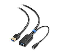 Cable Matters Active USB Extension Cable Male to Female (USB 3.0 Extension Cable) with Signal Booster for Hard Drive, Webcam and More - 5m