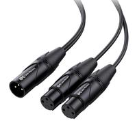 Cable Matters Balanced XLR Splitter Cable 0.5m, 1 Male to 2 Female | XLR Y Cable, Microphone Splitter, Balanced Audio Connection
