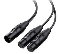 Cable Matters Balanced XLR Splitter Cable 2 Female to 1 Male 0.5m, XLR Y Cable, Microphone Splitter 1 Male to 2 Female