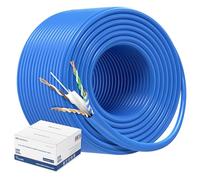Cable Matters Cat 6 UTP CM Rated 24 AWG Stranded Bulk Cable in Blue - 500ft