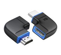 Cable Matters Combo-Pack 8K Flat Right Angle HDMI 2.1 Adapter