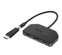 Cable Matters DisplayPort 1.4 MST Hub (1 HDMI 2.0 + 2 DP 1.4), DP Splitter Hub with 2X DisplayPort and 1x HDMI for Windows, NOT Compatible with macOS