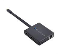 Cable Matters Dual Monitor USB C Hub (USBC Dock) with Dual 4K DisplayPort, 2X USB 2.0, Ethernet, and 60W Charging - Thunderbolt 4 / USB4 / Thunderbolt 3 Port Compatible for Windows and Linux.