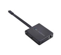 Cable Matters Dual Monitor USB C Hub with DisplayPort 1.4 and 100W Charging - Support 8K and Dual 4K 60Hz - Thunderbolt 3, Thunderbolt 4, USB4 Compatible for Surface Pro, XPS, Windows Only