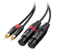 Cable Matters Dual XLR to RCA Cable 3m, Female XLR to RCA Leads - 3 m