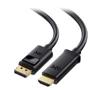 Cable Matters Gold Plated DisplayPort to HDMI Cable 3 Metres