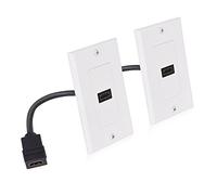 Cable Matters HDMI Wall Plate in weiß