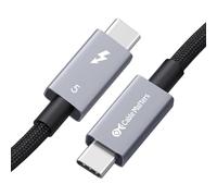 Cable Matters [Intel Certified] Braided Thunderbolt 5 Cable, 0.5m, Black