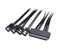 Cable Matters Internal SAS to SATA Cable (SFF-8484 to SATA Reverse Breakout) 3.3 Feet, 1m