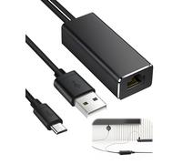 Cable Matters Micro USB Ethernet Adapter for Fire TV Stick Up to 100 Mbps 4K USB to RJ45 LAN Network Adaptor with 3FT Power Supply Cable Compatible with Chromecast Google Home Mini And More