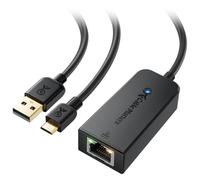 Cable Matters Micro USB to Ethernet Adapter Up to 300+Mbps, Fire Stick Ethernet Adapter, Compatible with Fire TV Stick, Chromecast (Gen 1-3, up to Au