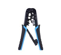 Cable Matters Modular RJ45 Crimp Tool (Ethernet Crimper) with Built-in Wire Cutter and Stripper - 10-Pack Cat6 RJ45 Connectors Included
