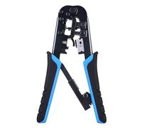 Cable Matters Modular RJ45 Crimp Tool with Built-in Cutter and Stripper | Includes 10-Pack Cat6 RJ45 Connectors, Ethernet Crimper