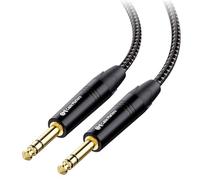 Cable Matters Premium Braided Balanced 1/4 Inch TRS Cable 3m, 6.35mm Jack to Jack Audio Cable for Mixer, Audio Interface, Keyboard, Studio Monitor