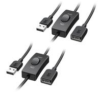 Cable Matters Short USB Extension Cable (USB Extender Cable) with On Off Switch in 0.9m