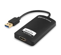 Cable Matters SuperSpeed USB 3.0 to HDMI Adapter (USB to HDMI Adapter) for Windows up to 1440p in Black