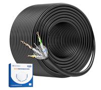 Cable Matters [UL Listed] 10Gbps 23AWG Shielded Cat 6A Cable, 500ft, Black