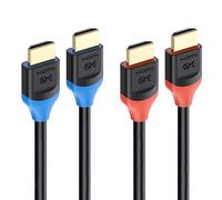 Cable Matters [Ultra High Speed HDMI Certified] 2-Pack 48Gbps 8K HDMI Cable 3.3 ft / 1m with 8K@60Hz, 4K@240Hz and HDR Support for PS5, Xbox Series X/S, RTX3080/3090, RX 6800/6900, Apple TV, and More