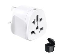 Cable Matters Universal Plug Adapter to UK, World to UK Travel Adapter with 10A Fuse, Works with Type A/B/C/G/I/J/L/N Plugs from US, Canada, Japan, China, Australia, New Zealand-Travel Pouch Included
